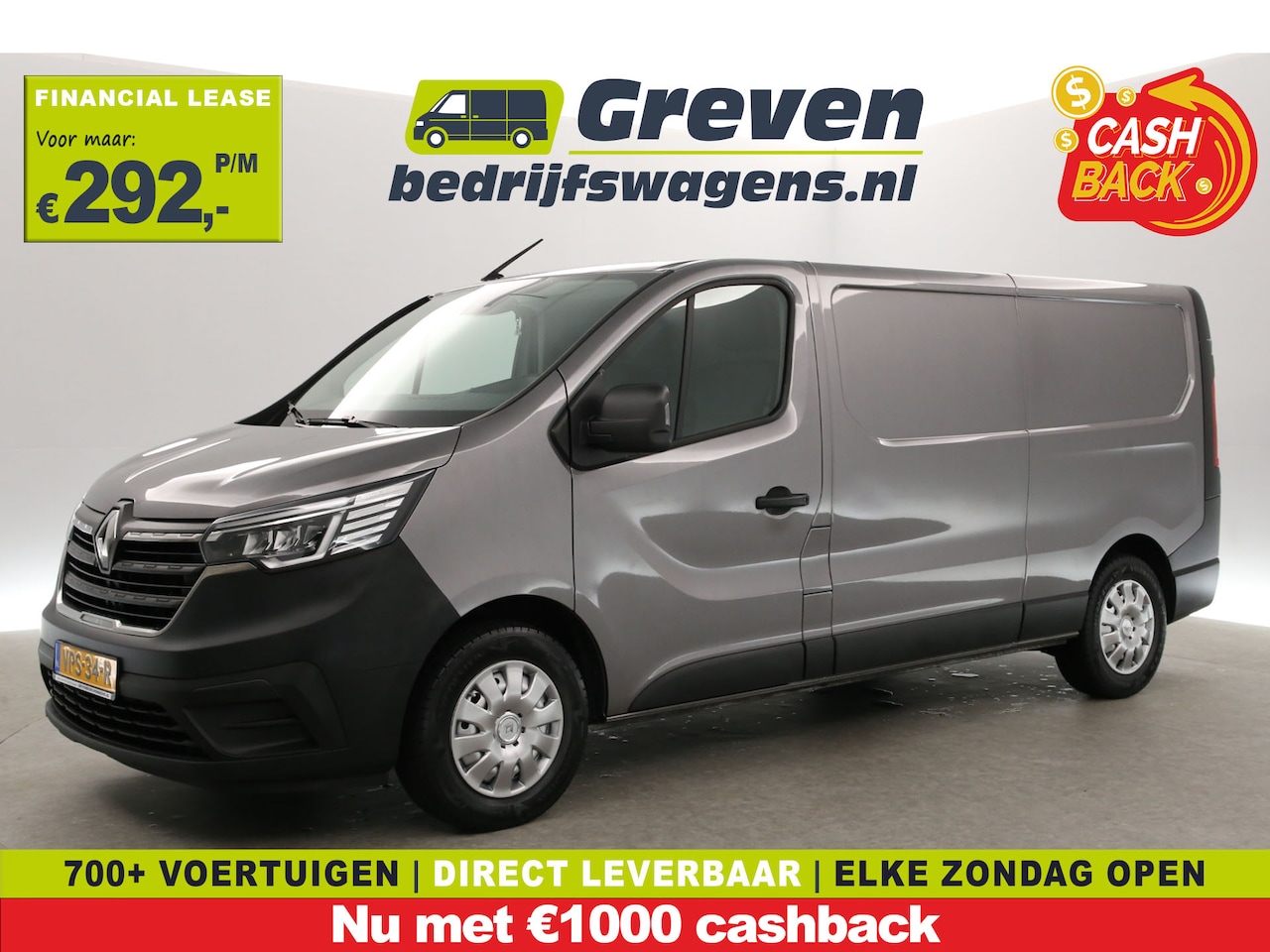 Renault Trafic - 2.0 dCi T30 L2H1 | Euro6 | Airco | Cruise | Trekh. | Parkeersens. | LED - AutoWereld.nl