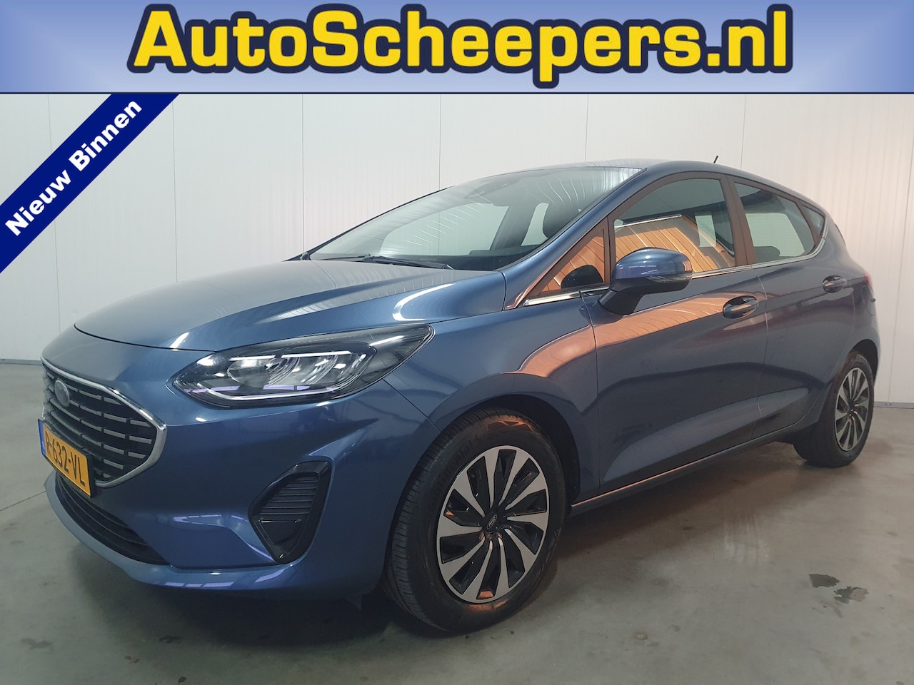 Ford Fiesta - 1.0 EcoBoost Hybrid Titanium NAVI/CRUISE/AIRCO/LMV - AutoWereld.nl