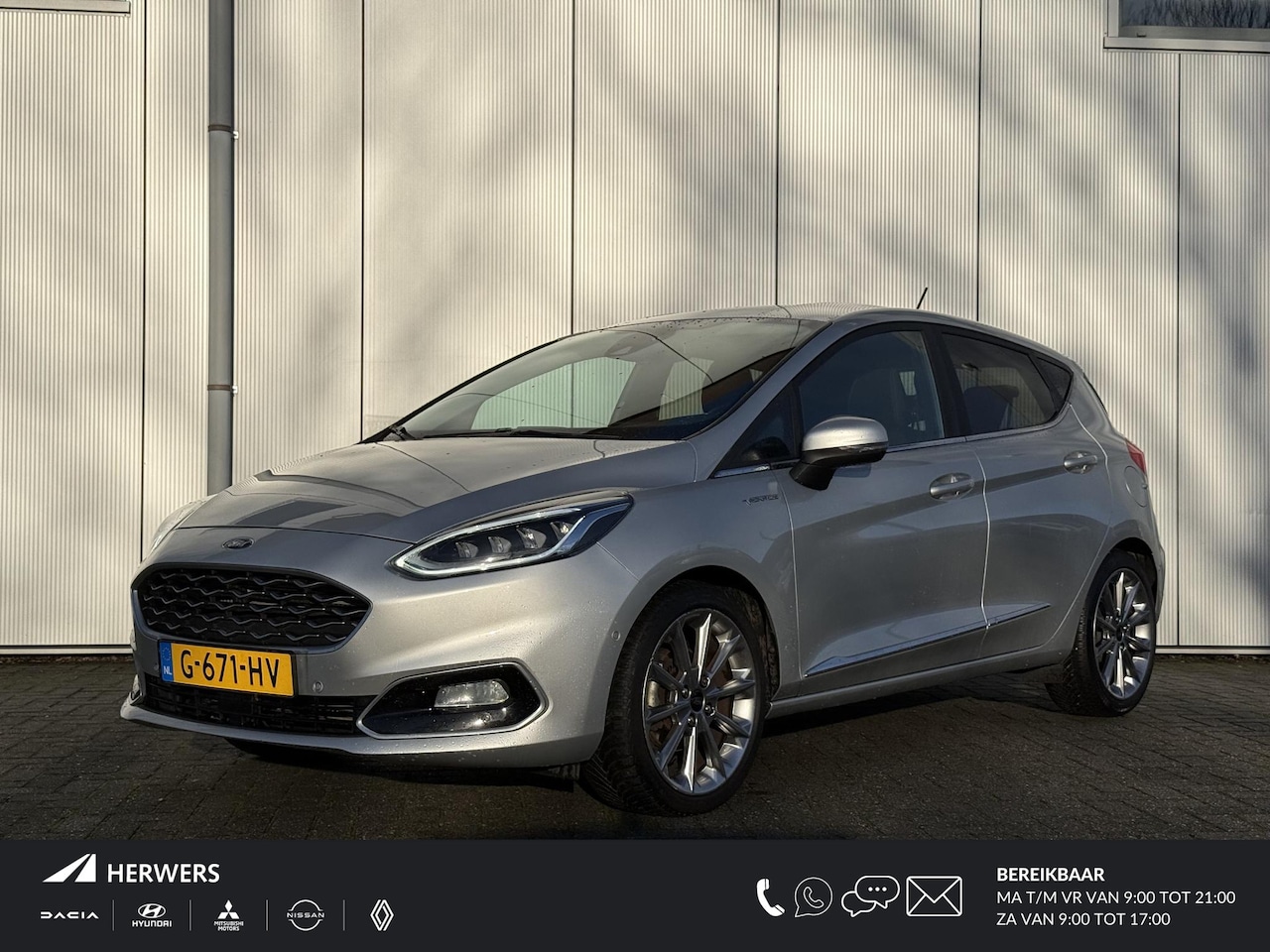 Ford Fiesta - 1.0 EcoBoost Vignale Bang & Olufsen / Voorruit verwarming / Adaptive cruise control / Trek - AutoWereld.nl
