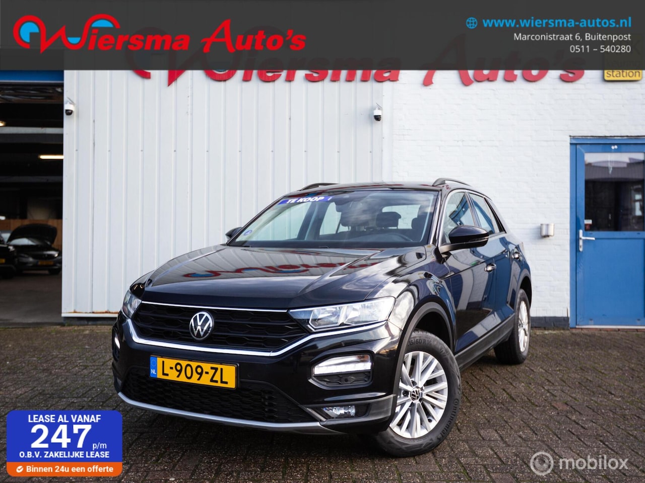 Volkswagen T-Roc - 1.5 TSI Style|Carplay|Automaat|adapt.cruise|Clima|Navi - AutoWereld.nl
