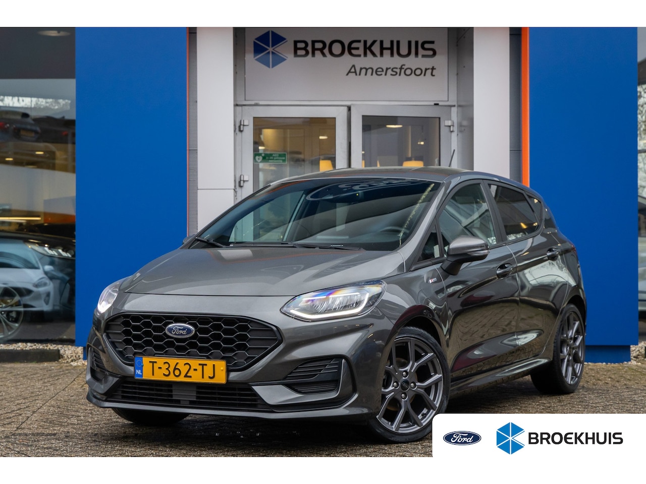 Ford Fiesta - 1.0 EcoBoost Hybrid ST-Line | Stoel/stuur/voorruit verwarming | Keyless | Apple Carplay/An - AutoWereld.nl