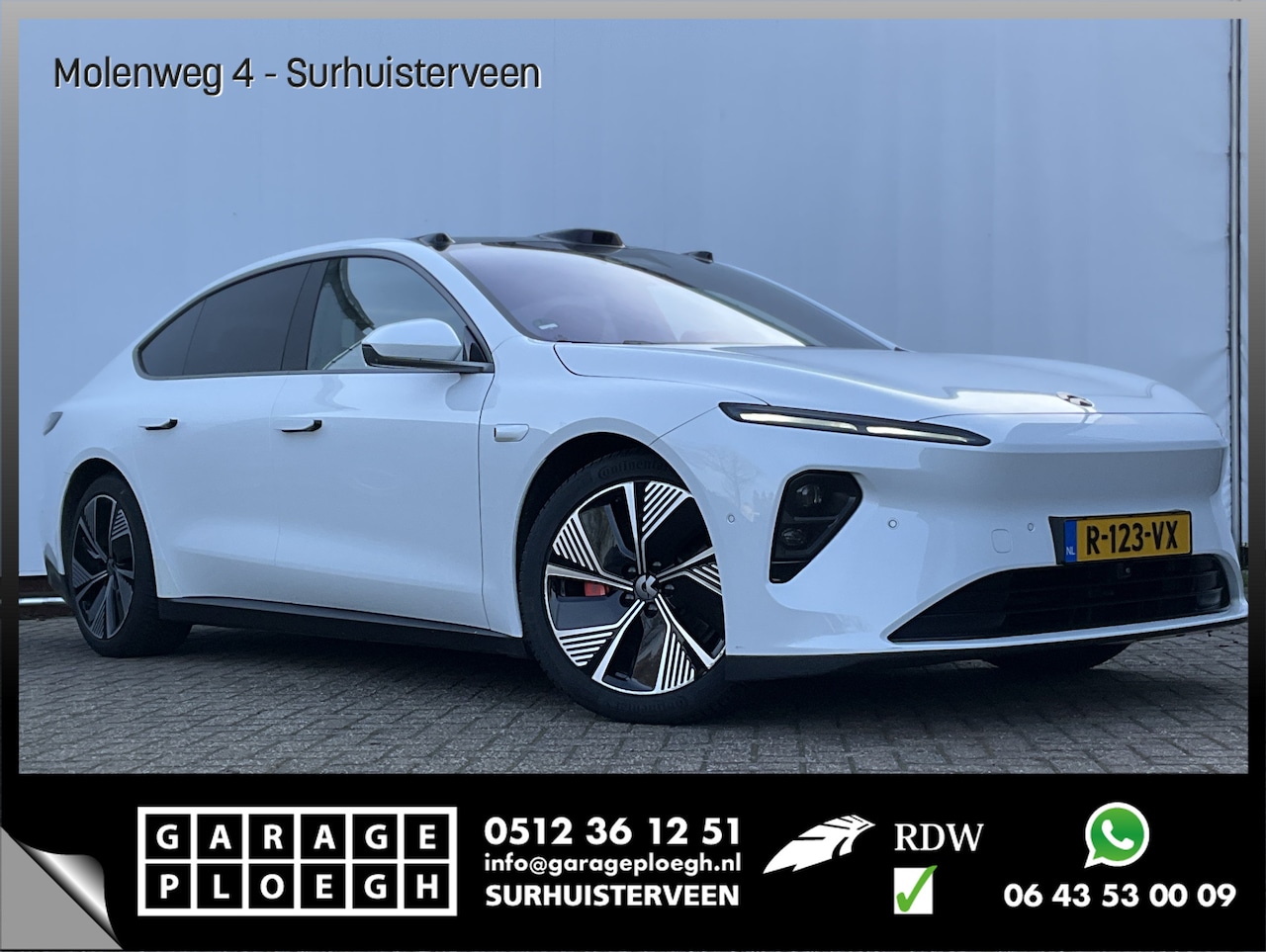 Nio ET7 - 75 kWh Dual AWD 653PK Incl. BTW Pano 360° Full option Massage Autopilot Nieuwstaat! - AutoWereld.nl