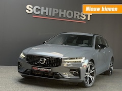 Volvo V60 - B4 211pkplus darkPanoramatrekhaakleerharman kardonThunder Grey Bovag garantie 360 camera