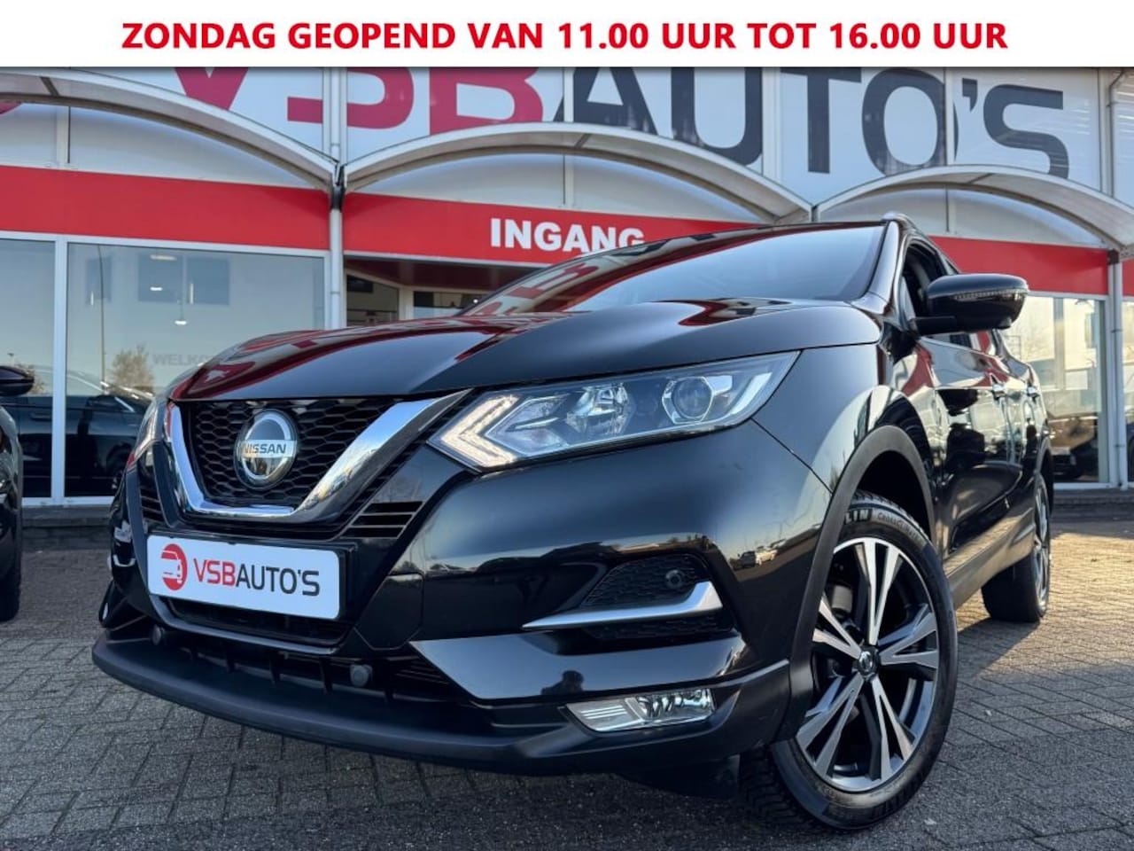 Nissan Qashqai - 1.2 DIG-T 115PK LED NAVI PANO-DAK 360-CAMERA AIRCO LMV PDC - AutoWereld.nl