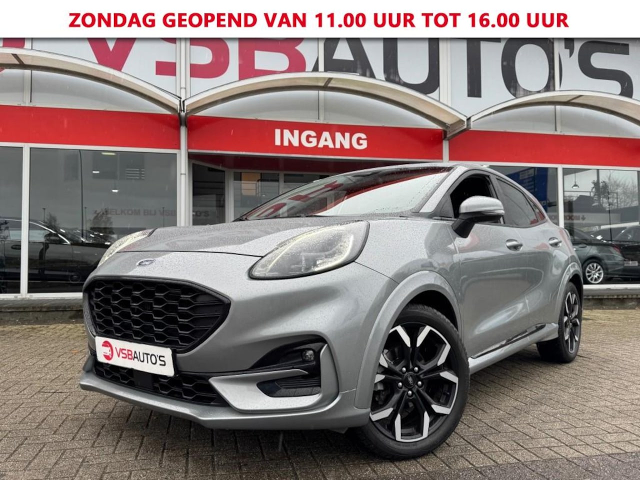 Ford Puma - 1.0 ECOBOOST 125PK ST-LINE X LED HALF-LEER NAVIGATIE ECC-AIRCO L - AutoWereld.nl