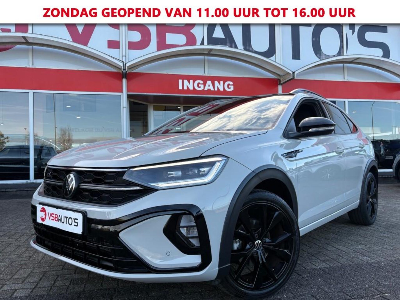 Volkswagen Taigo - 1.0 TSI AUT. R-LINE LED NAVI CAMERA CARPLAY DIGITALE SCHERM AIRCO LMV P - AutoWereld.nl