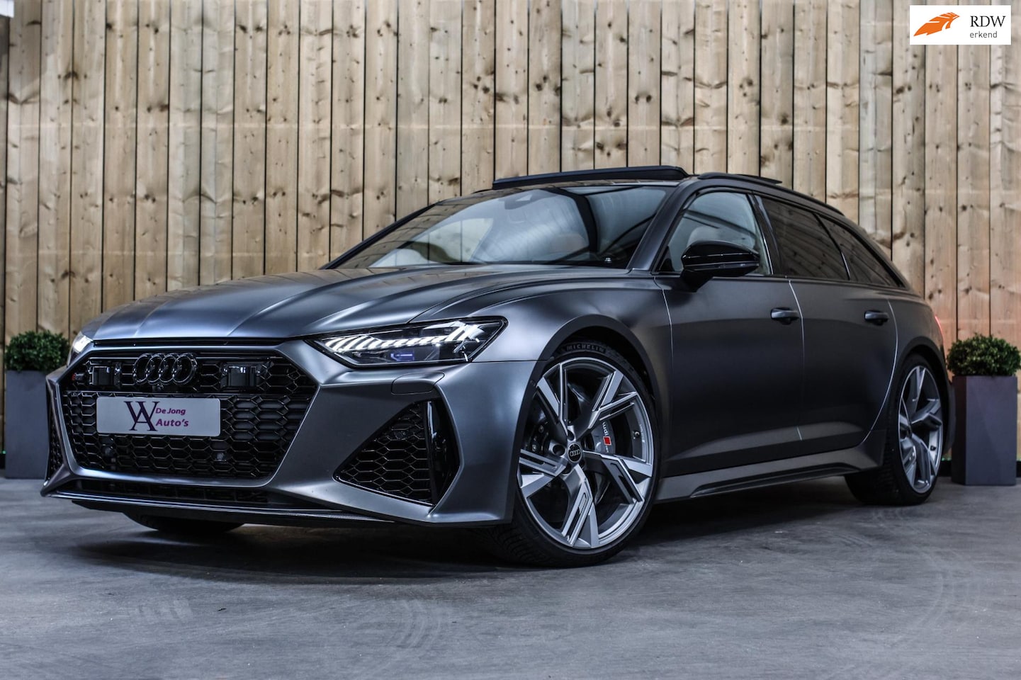 Audi RS6 - Avant TFSI Quattro *Keramisch*Pano*B&O Advanced*PPF*Soft-Close* - AutoWereld.nl