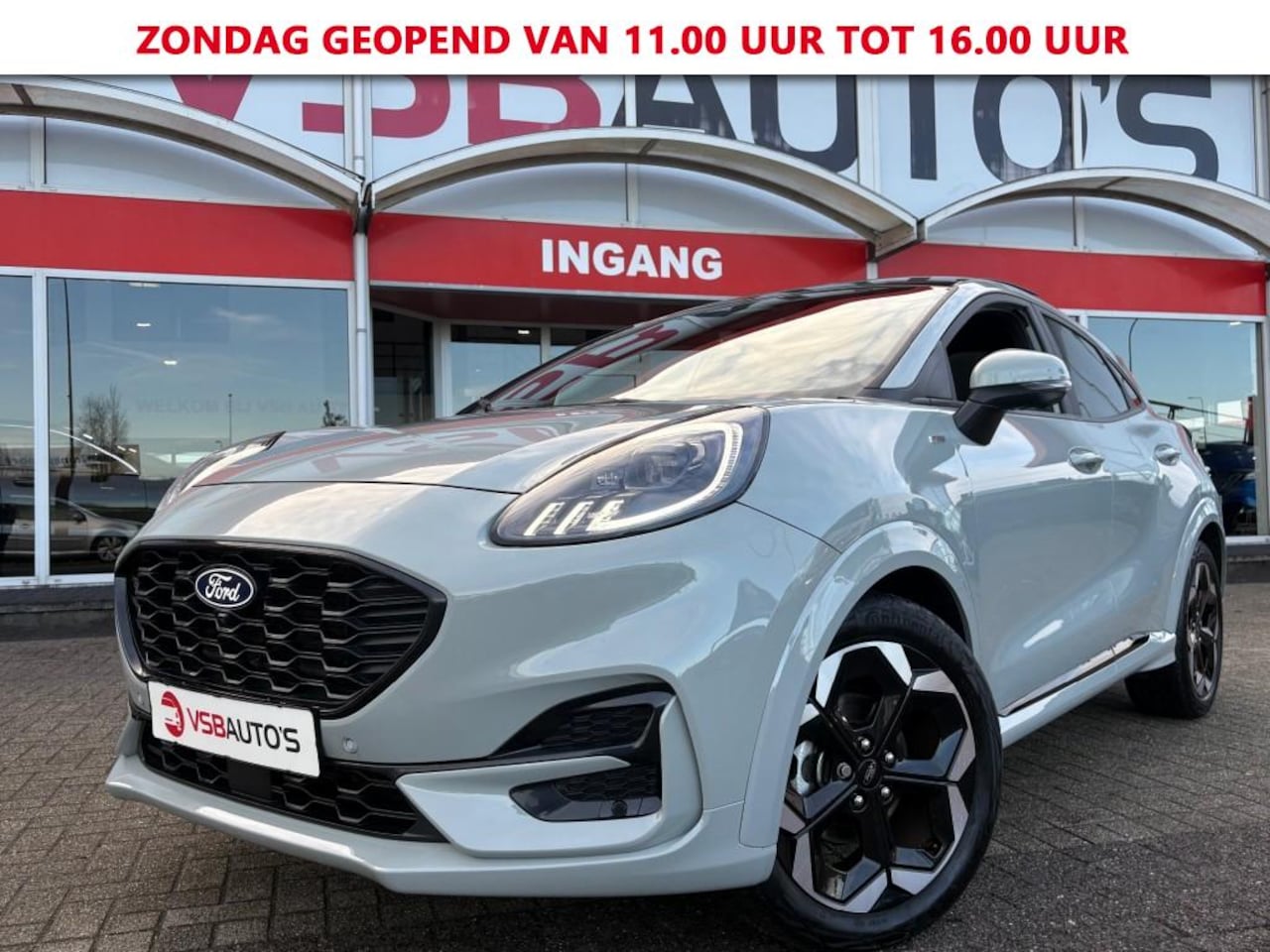 Ford Puma - 1.0 ECOBOOST 155PK AUT. ST-LINE X PANO-DAK TREKHAAK NAVI CAMERA CARPLAY WINTER-PAKKET - AutoWereld.nl