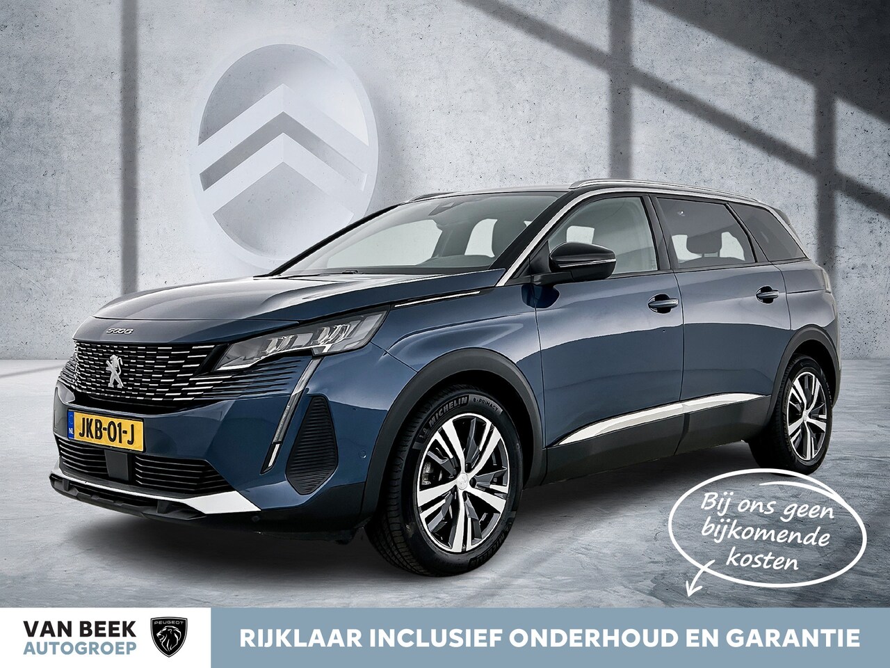 Peugeot 5008 - Hybrid 145 PK Automaat Allure Pack Business | iCockpit | Elektrische achterklep | 360 came - AutoWereld.nl