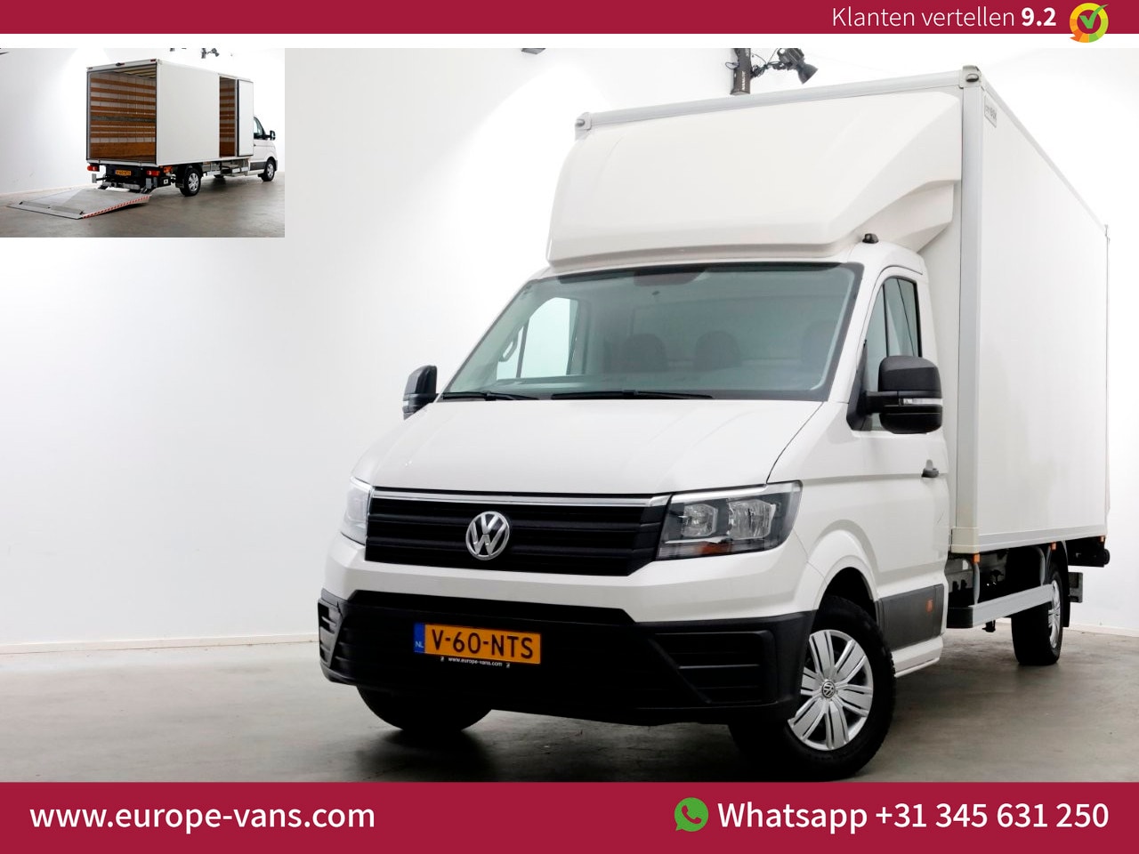 Volkswagen Crafter - 35 2.0 TDI 177pk E6 Bakwagen met bovensluiter laadklep L445cm/Trekhaak 3000kg 05-2019 - AutoWereld.nl