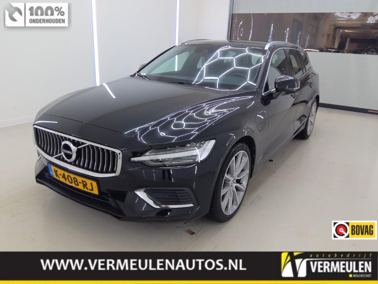 Volvo V60 - T6 Plug-in hybrid 340PK AWD Business Pro Automaat + 19"/ Navi/ Clima/ Ad.Cruise/ Camera/ F - AutoWereld.nl