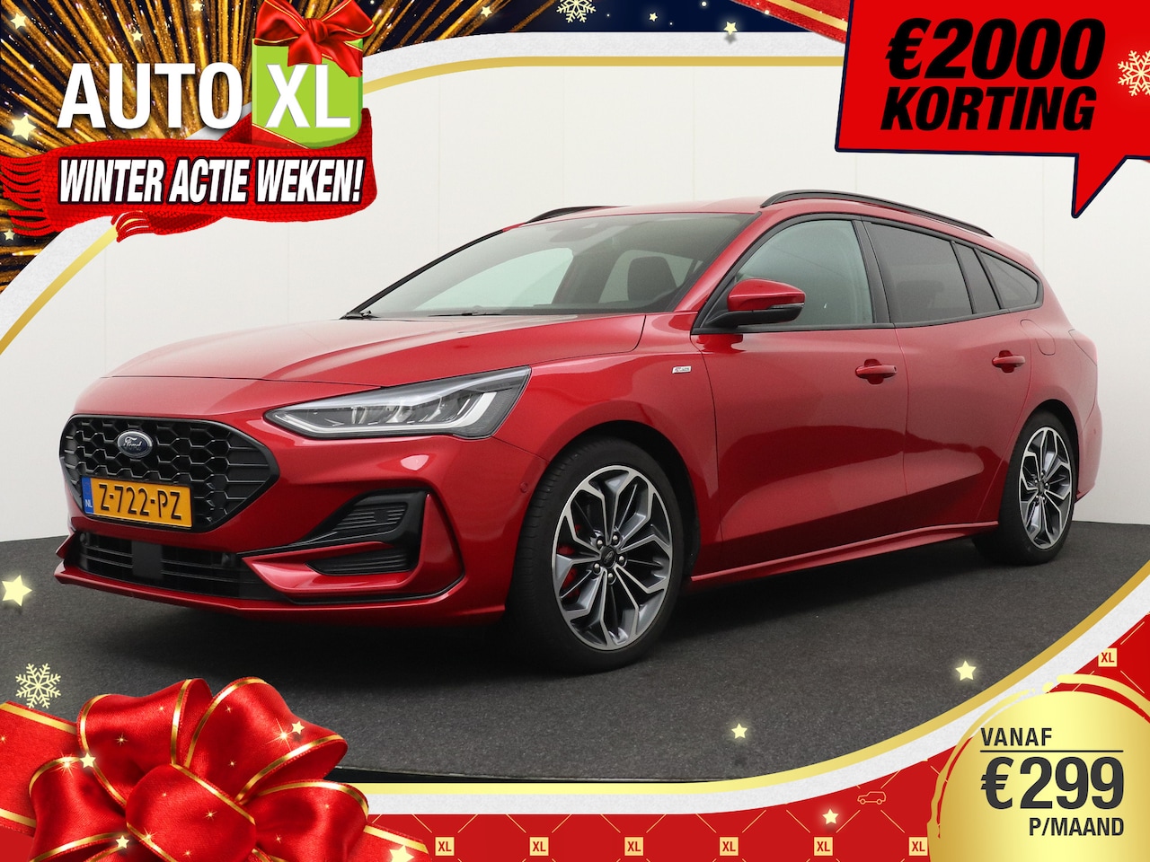 Ford Focus Wagon - 155 PK Hybrid Aut. ST Line X Trekhaak Winter Pack 13.2" Navi/Carplay - AutoWereld.nl