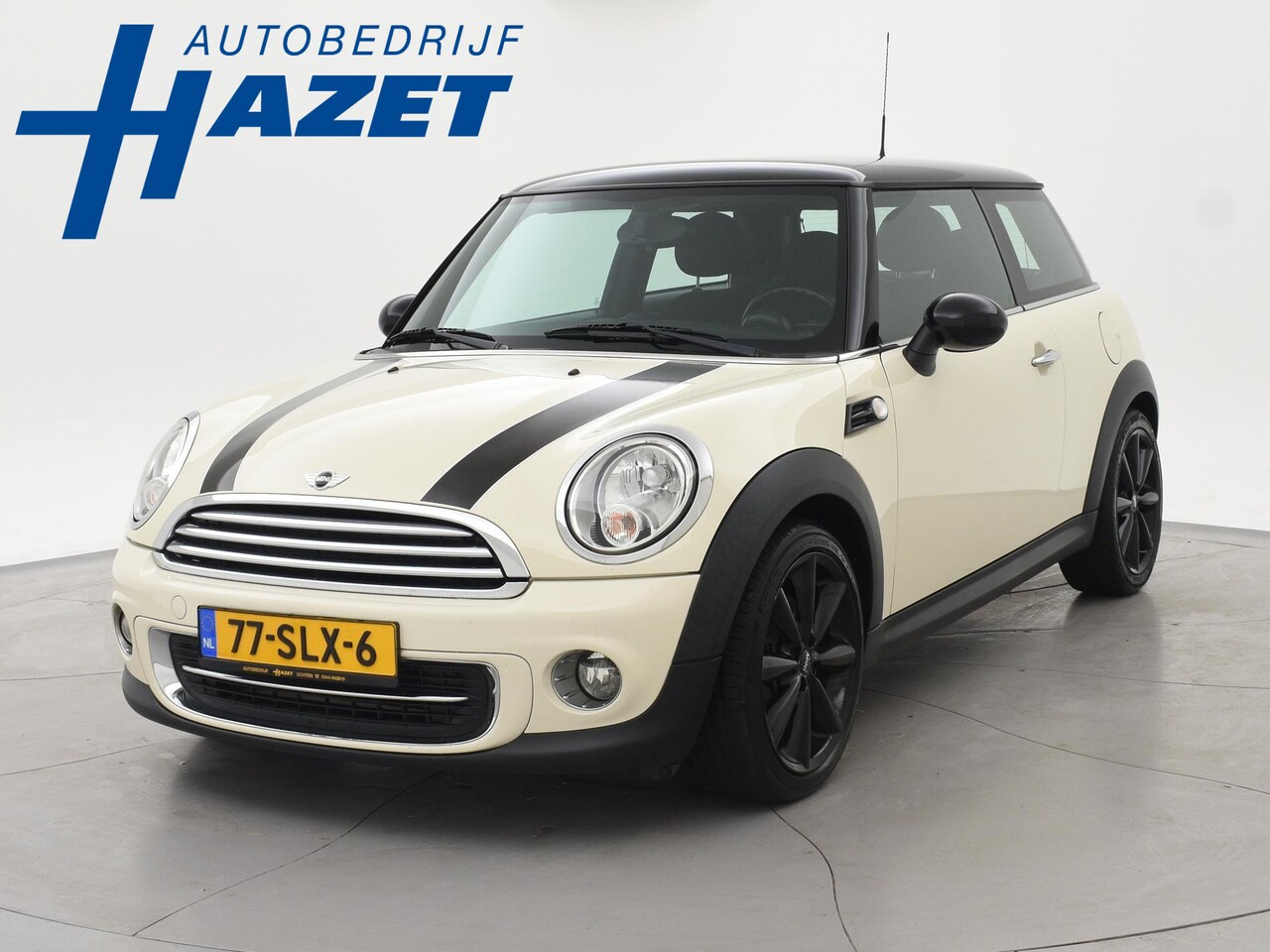 MINI Cooper - Mini 1.6 122 PK 6-BAK + 17 INCH | CRUISE CONTROL | ZWART DAK | SPORTSTOELEN | STRIPING - AutoWereld.nl