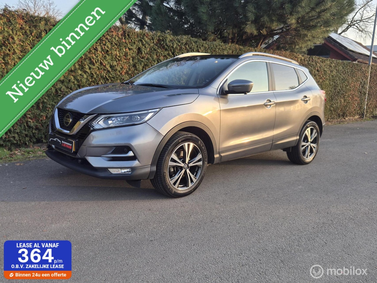 Nissan Qashqai - 1.3 DIG-T Tekna +Leder Pano 360 Camera Trekhaak - AutoWereld.nl
