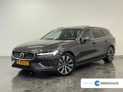 Volvo V60 - T6 Plug-in hybrid AWD Ultimate Bright | Panoramadak | Trekhaak | Stuurverwarming | Achterb