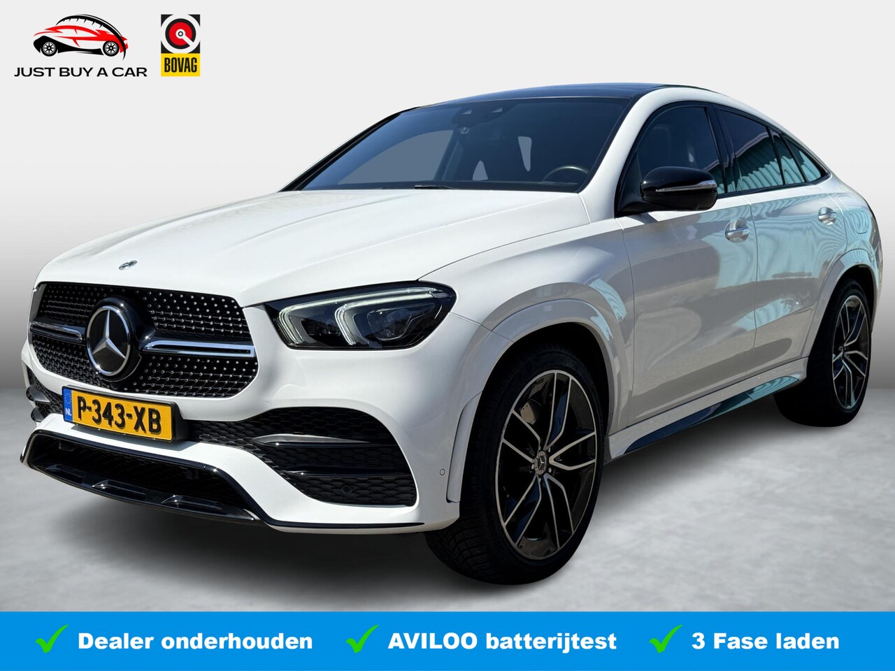 Mercedes-Benz GLE-Klasse Coupé - 350 de 4MATIC Executive SoH 97,61% / AMG / 22 INCH / Panorama / Electr. Trekhaak / Dealero - AutoWereld.nl