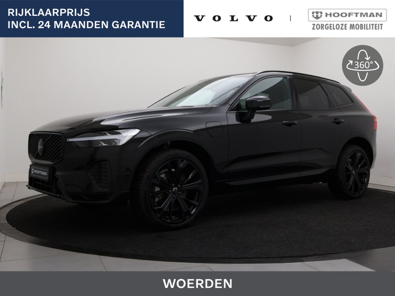 Volvo XC60 - T8 PLUG-IN HYBRID BLACK EDITION ULTRA *NIEUW MODEL* H/K HEAD-UP - AutoWereld.nl