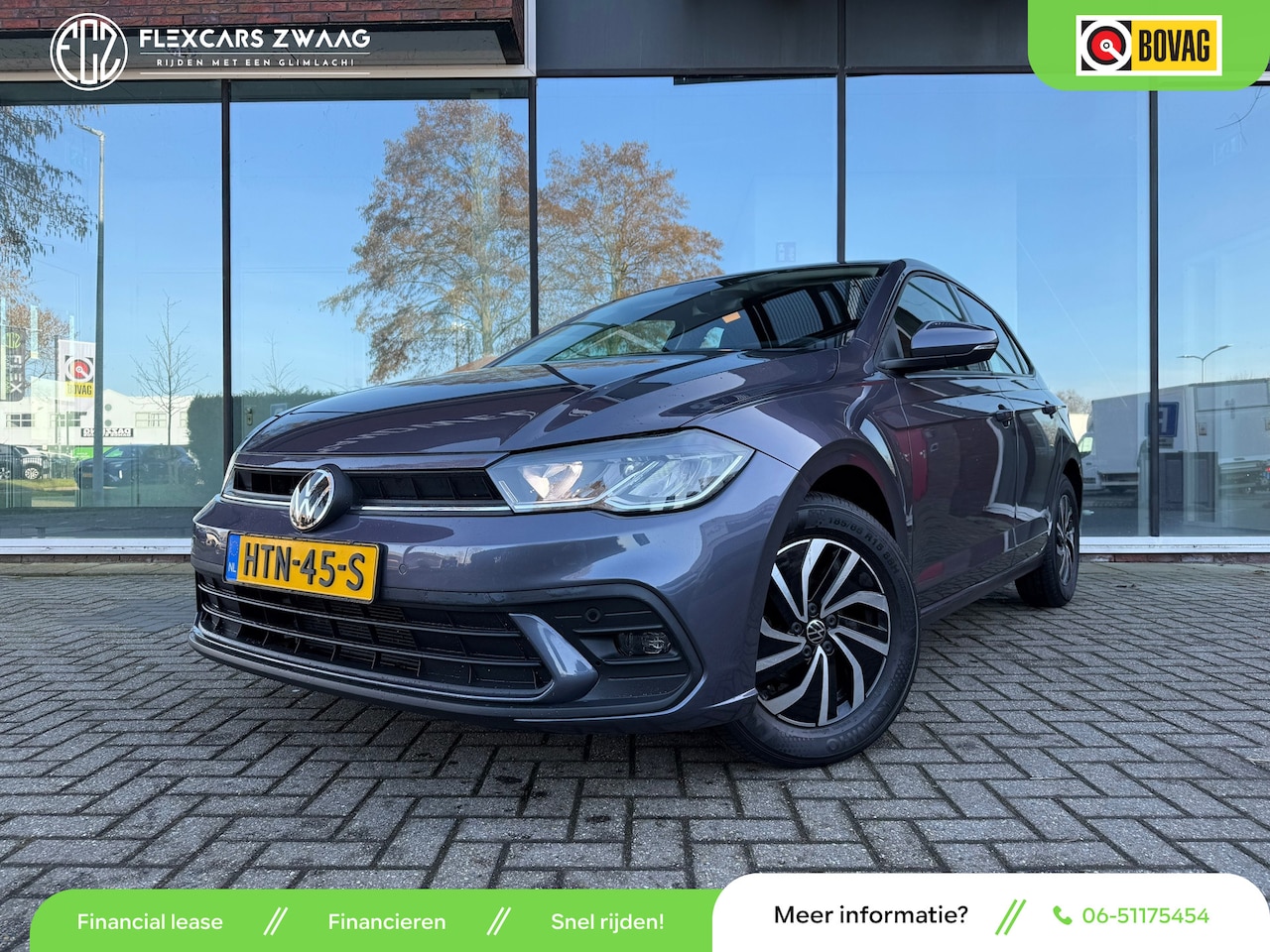 Volkswagen Polo - 1.0 TSI Life Business - Automaat - Media Apple/Android - Parkeersensoren - Climate - AutoWereld.nl