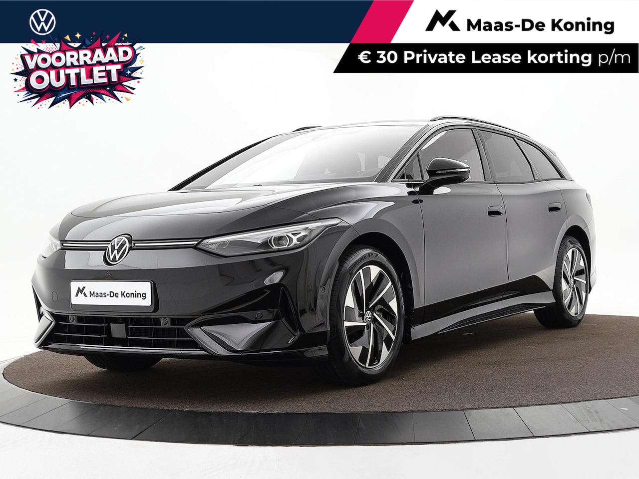 Volkswagen ID.7 Tourer - Pro Limited Edition 77 kWh accu 286 PK PRIVATE LEASE VANAF €568P/M · Stuurwiel verwarmd · - AutoWereld.nl