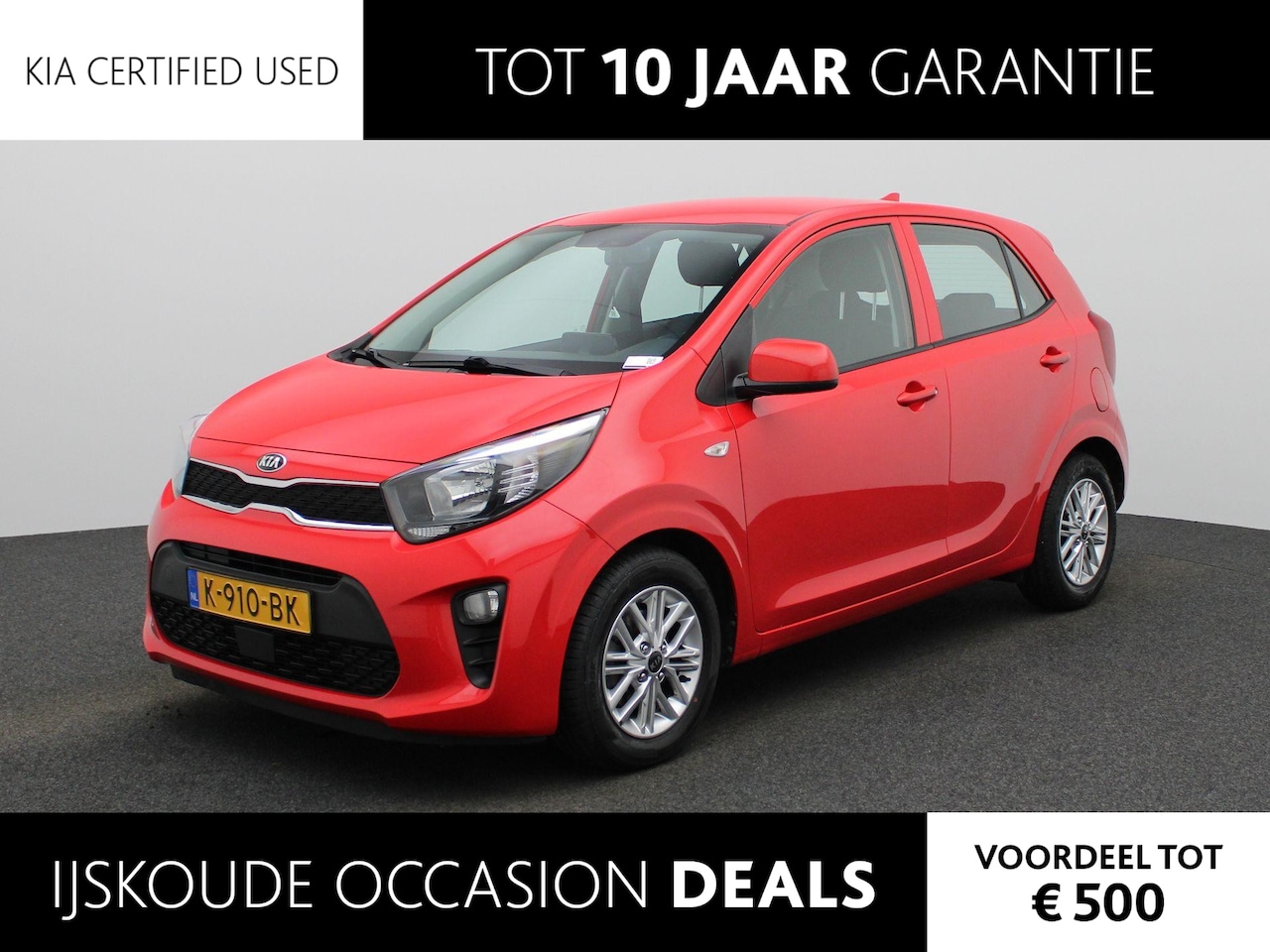 Kia Picanto - 1.0 DPi DynamicLine | Airco | Cruise Control | Apple Carplay - Android Auto | Camera - AutoWereld.nl