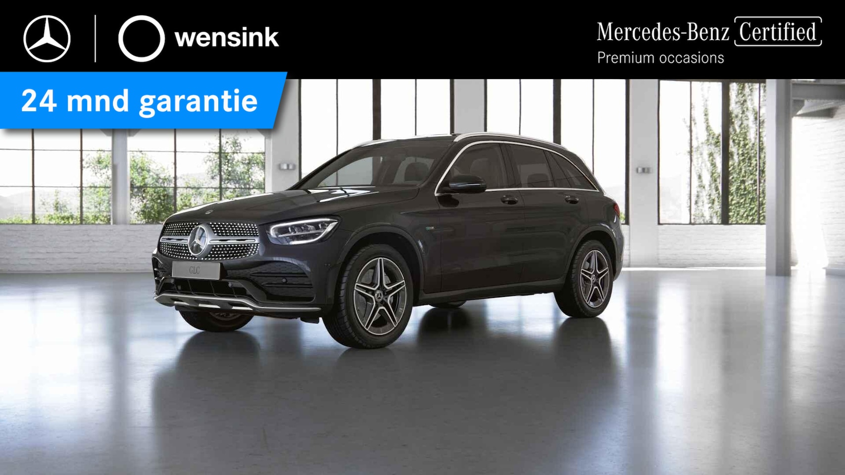 Mercedes-Benz GLC-klasse - 300e 4MATIC Business Solution AMG | Trekhaak | Widescreen | Achteruitrijcamera | Bruin led - AutoWereld.nl
