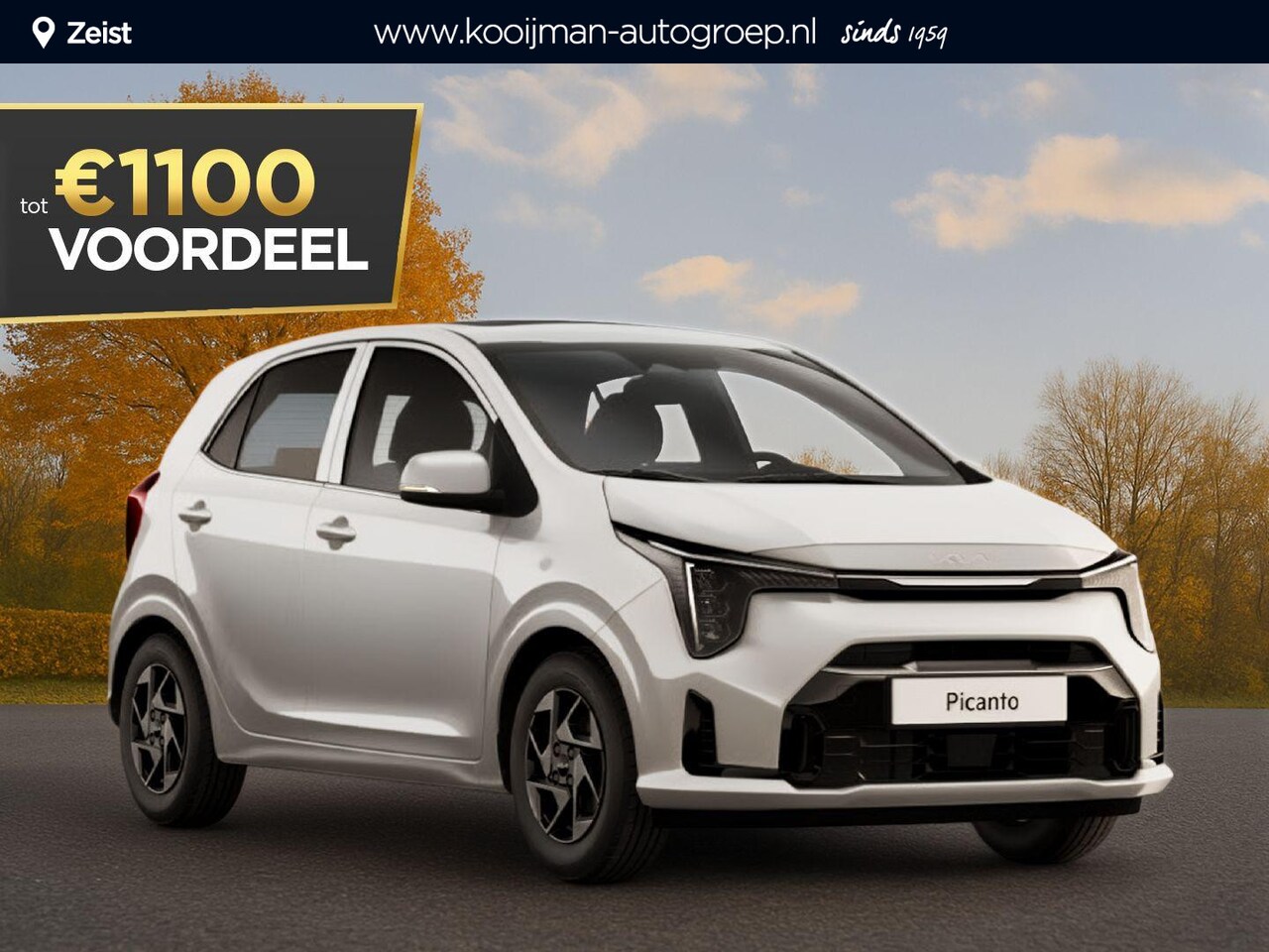 Kia Picanto - 1.0 GDi DynamicLine Nu €1.100,- voordeel! Nu tijdelijk extra scherp geprijsd! - AutoWereld.nl