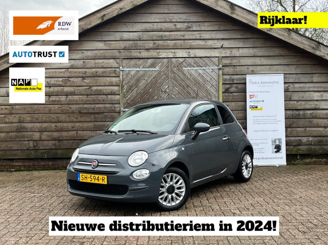 Fiat 500 - 1.2 Popstar | Airco | Cruise | 4-Cilinder | Onderhouden | Mooie en leuke auto! - AutoWereld.nl