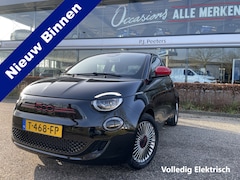 Fiat 500 - RED 42 kWh Airco - Achteruitrijcamera - Apple carplay - Cruise control - Parkeersensor ach