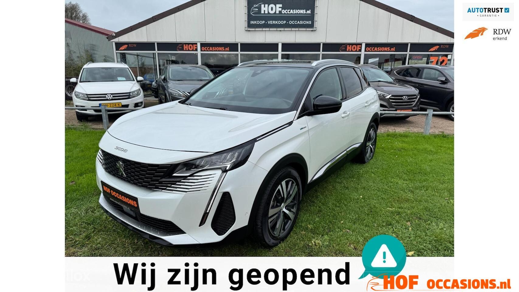 Peugeot 3008 - 1.6 HYbrid 225 Blue Lease Allure CAMERA / TREKHAAK / VOORVERWARMING - AutoWereld.nl