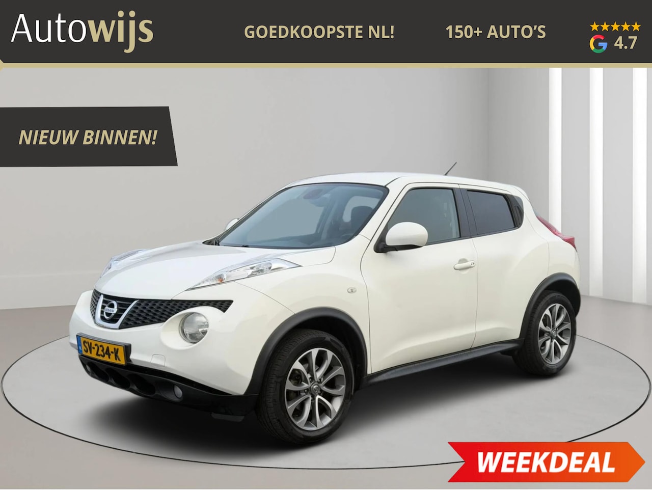 Nissan Juke - 1.6 Business Edition|NAVI|TREKHAAK|CAMERA|CLIMA - AutoWereld.nl