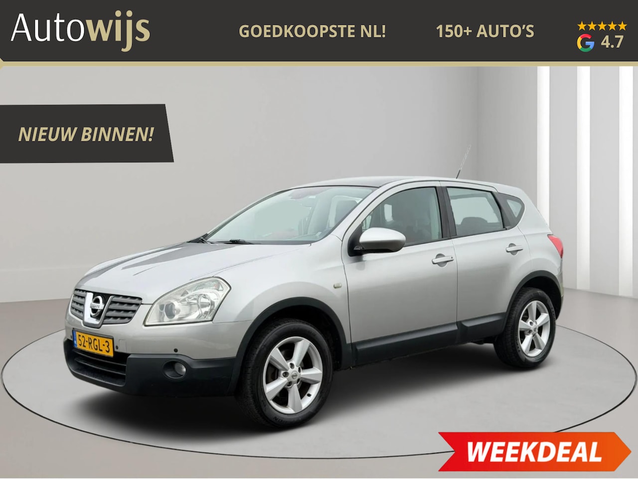 Nissan Qashqai - 1.6 Visia|PANO|CLIMA|PDC|LM-VELG|Trekhaak - AutoWereld.nl