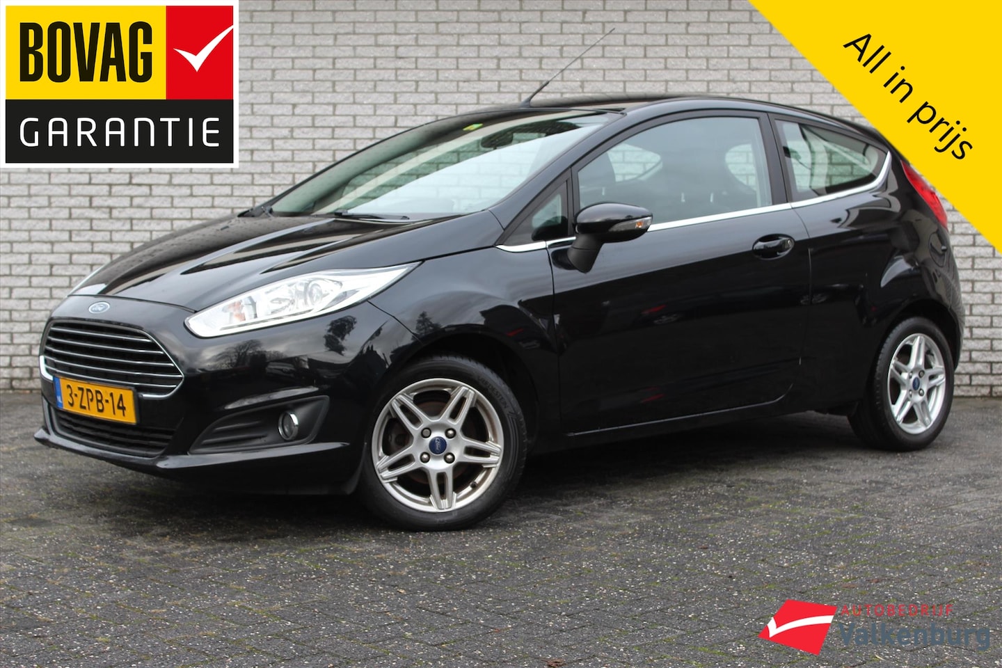 Ford Fiesta - 1.0 80PK 3D S/S Titanium | NAVI | LED | LMV 15'' | Airco | Elektrische ramen Cruise contro - AutoWereld.nl