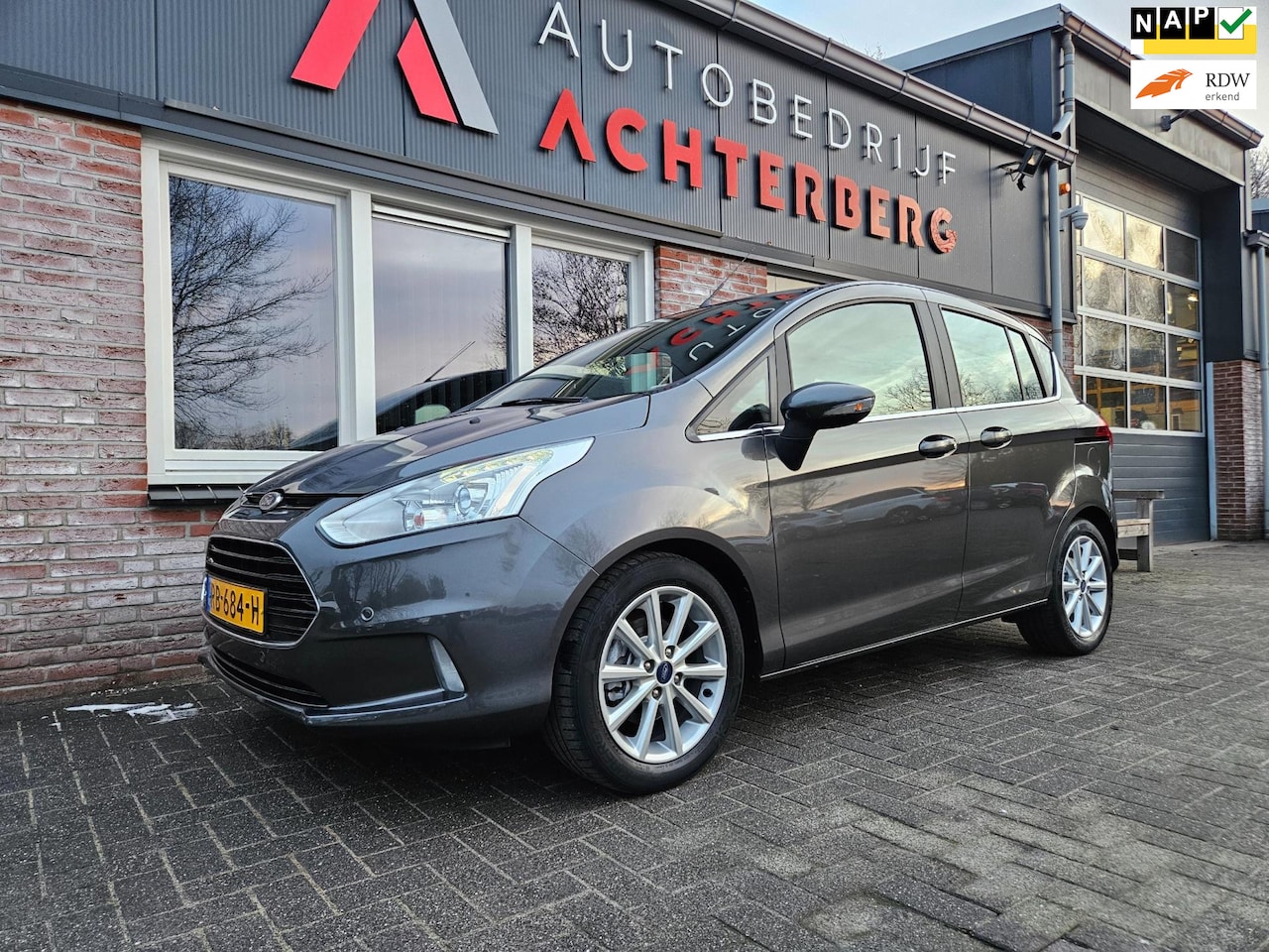 Ford B-Max - 1.0 EcoBoost Titanium NAP! Airco! Cruise Control! Camera! Navigatie! Nette Auto! - AutoWereld.nl