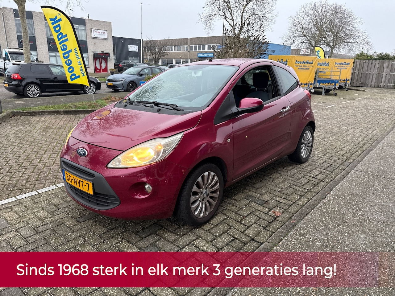 Ford Ka - 1.2 Titanium X start/stop! NL AUTO NAP! Airco l 16''LLMV l Chrome l Elek pakket l Centraal - AutoWereld.nl