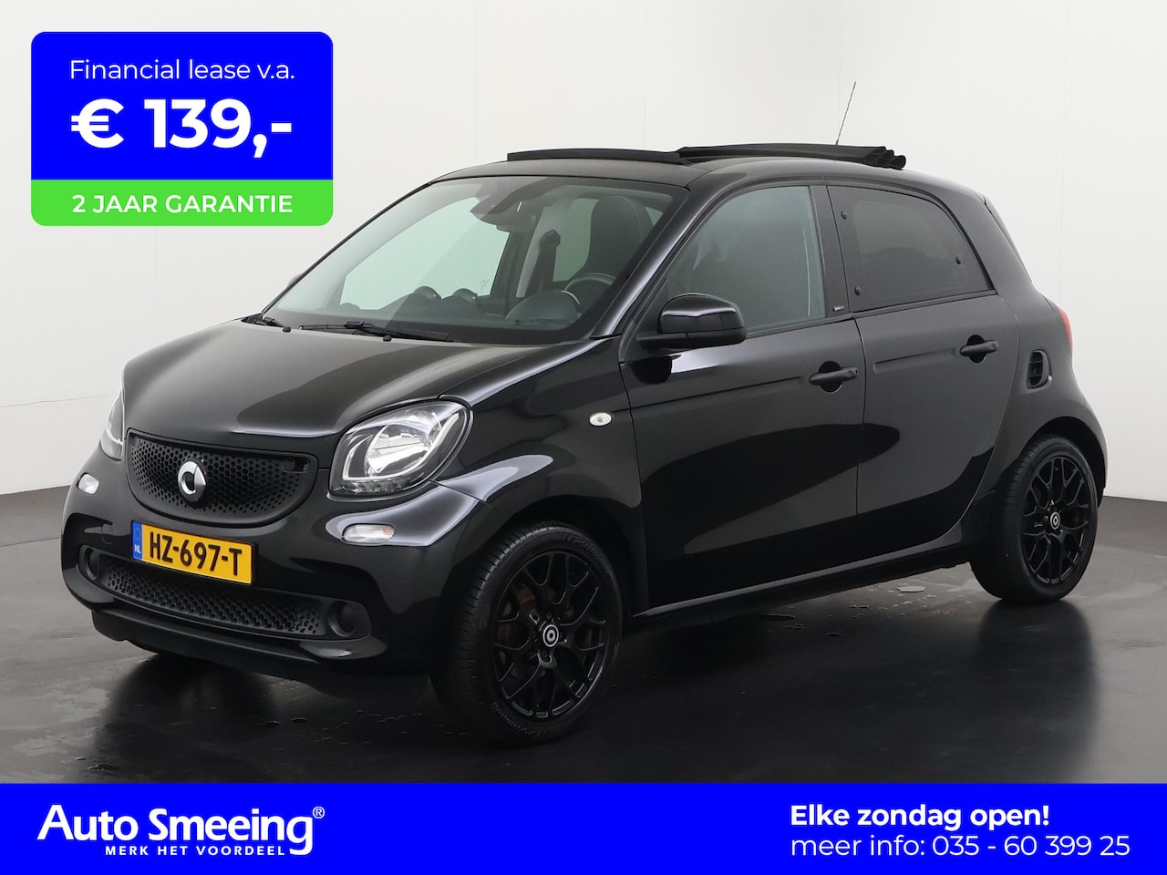 Smart Forfour - 1.0 Passion | Elektr Vouwdak | Sportpakket | Zondag Open! - AutoWereld.nl