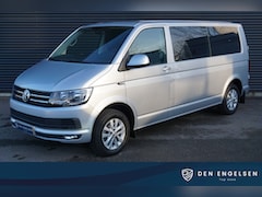 Volkswagen Transporter - 140pk Automaat Dubbele cabine 5 Persoons Airco Cruise control Navigatie Parkeersensoren 16
