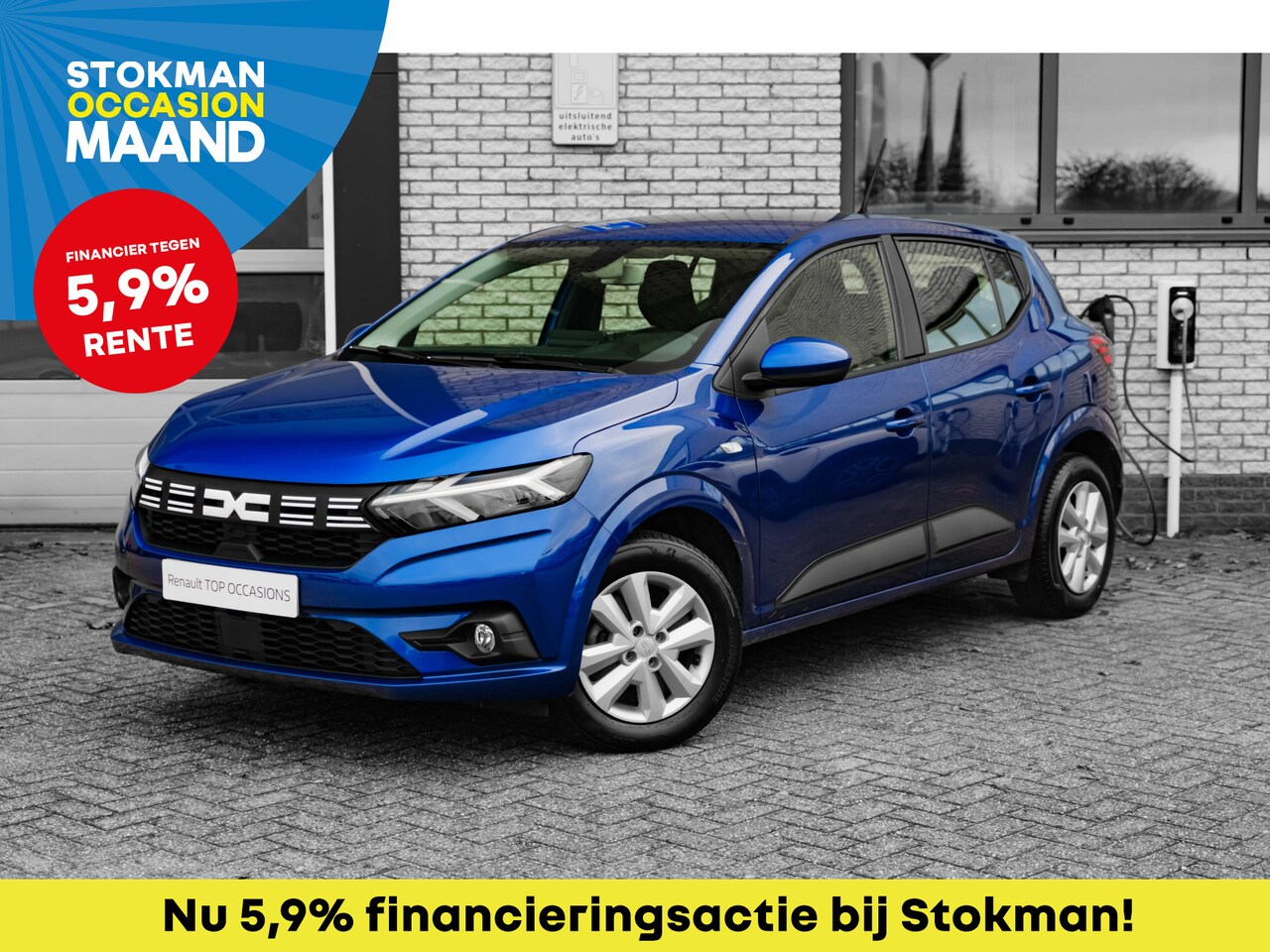 Dacia Sandero - 1.0 TCe 100 ECO-G Expression | airco | parkeersensoren | achteruitrijcamera - AutoWereld.nl