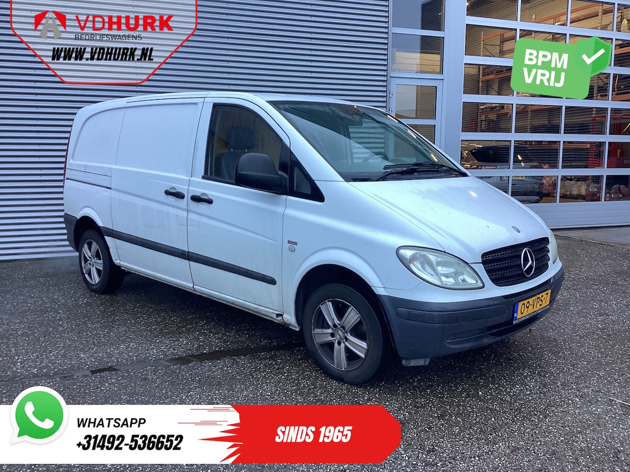 Mercedes-Benz Vito - 109 CDI EXPORT NL Auto/ Airco/ 16”LMV/ PDC/ Trekhaak/ Betimmerd/ Radio - AutoWereld.nl