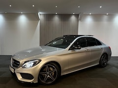 Mercedes-Benz C-klasse - 180 AMG Night Pakket l Pano l Keyles l Camera l Led l Stoelverwarming l Ambient