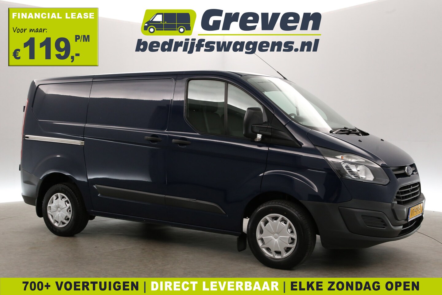 Ford Transit Custom - 2.2 TDCI L1H1 Airco | 3-Zits | Trekhaak | Elektrpakket - AutoWereld.nl