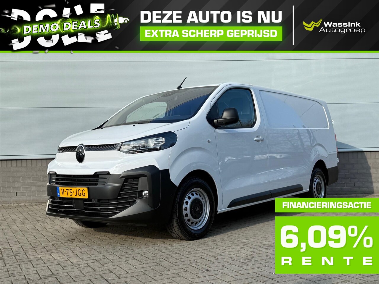 Citroën Jumpy - DEMO DEAL | GB 2.0 BlueHDi 145pk Lengte 3 | Trekhaak | Navigatie | Houten Afwerking Laadru - AutoWereld.nl