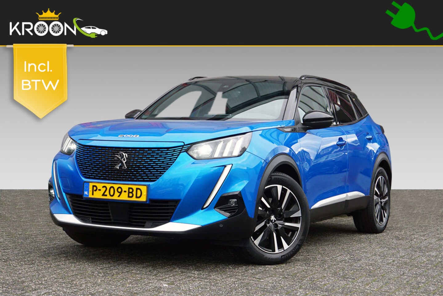 Peugeot e-2008 - EV GT 50kWh SOH 94% Panorama - AutoWereld.nl