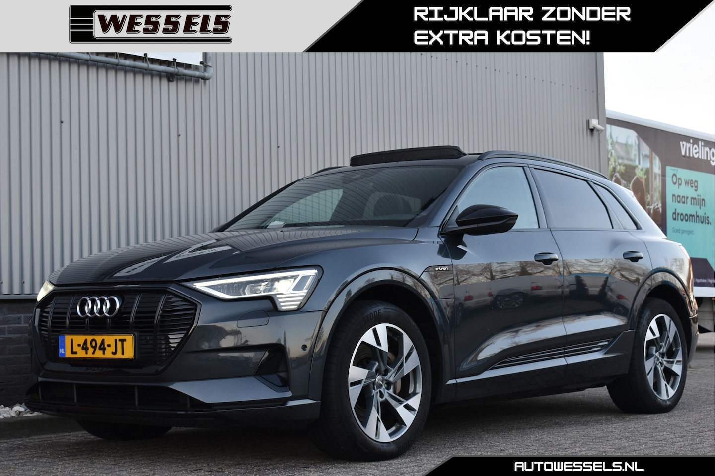 Audi e-tron - 50 quattro S-line Plus 71 kWh Panorama, Head-up, Adaptive cruise, Memory, Camera, Stoelver - AutoWereld.nl