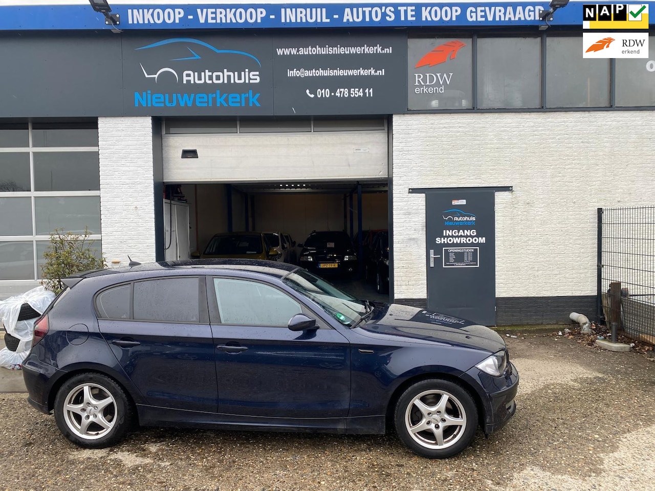 BMW 1-serie - 118i Business Line/ LEES ADVERTENTIE/ met onderhoudshistorie, Airco, NAP en een nieuwe APK - AutoWereld.nl