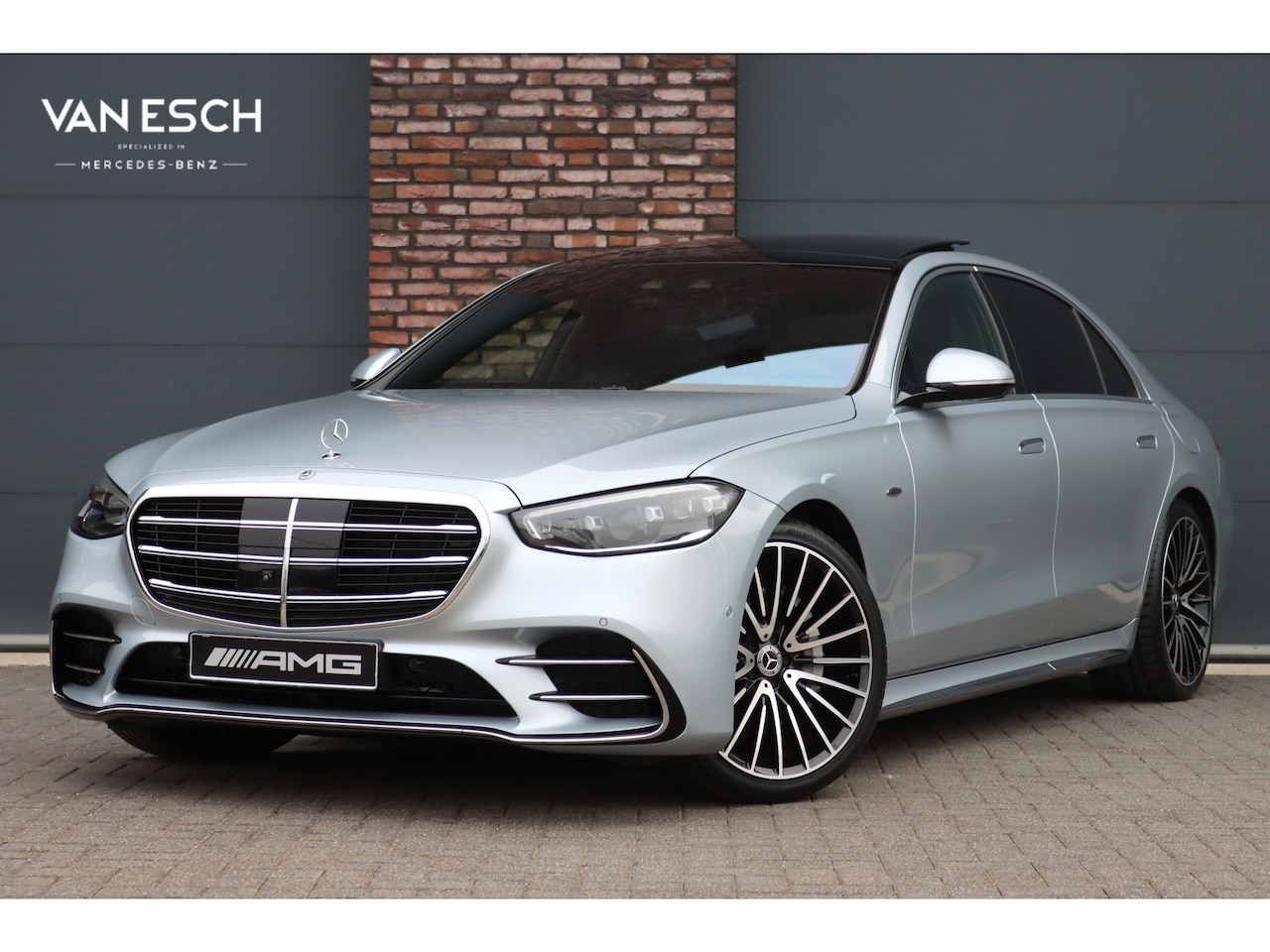 Mercedes-Benz S-klasse - 580 e 4MATIC Lang AMG Line | Airmatic | Achterasbesturing | Premium Entertainment Achter | - AutoWereld.nl