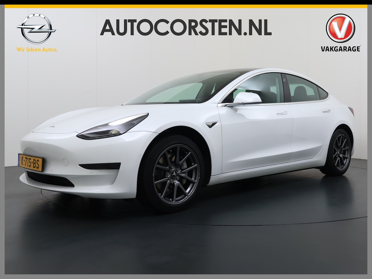 Tesla Model 3 - RWD SR+ 60kWh 325PK 18"Lmv AutoPilot Leder PanoDak Adaptive-Cruise Lmv Camera's Elektr.-St - AutoWereld.nl