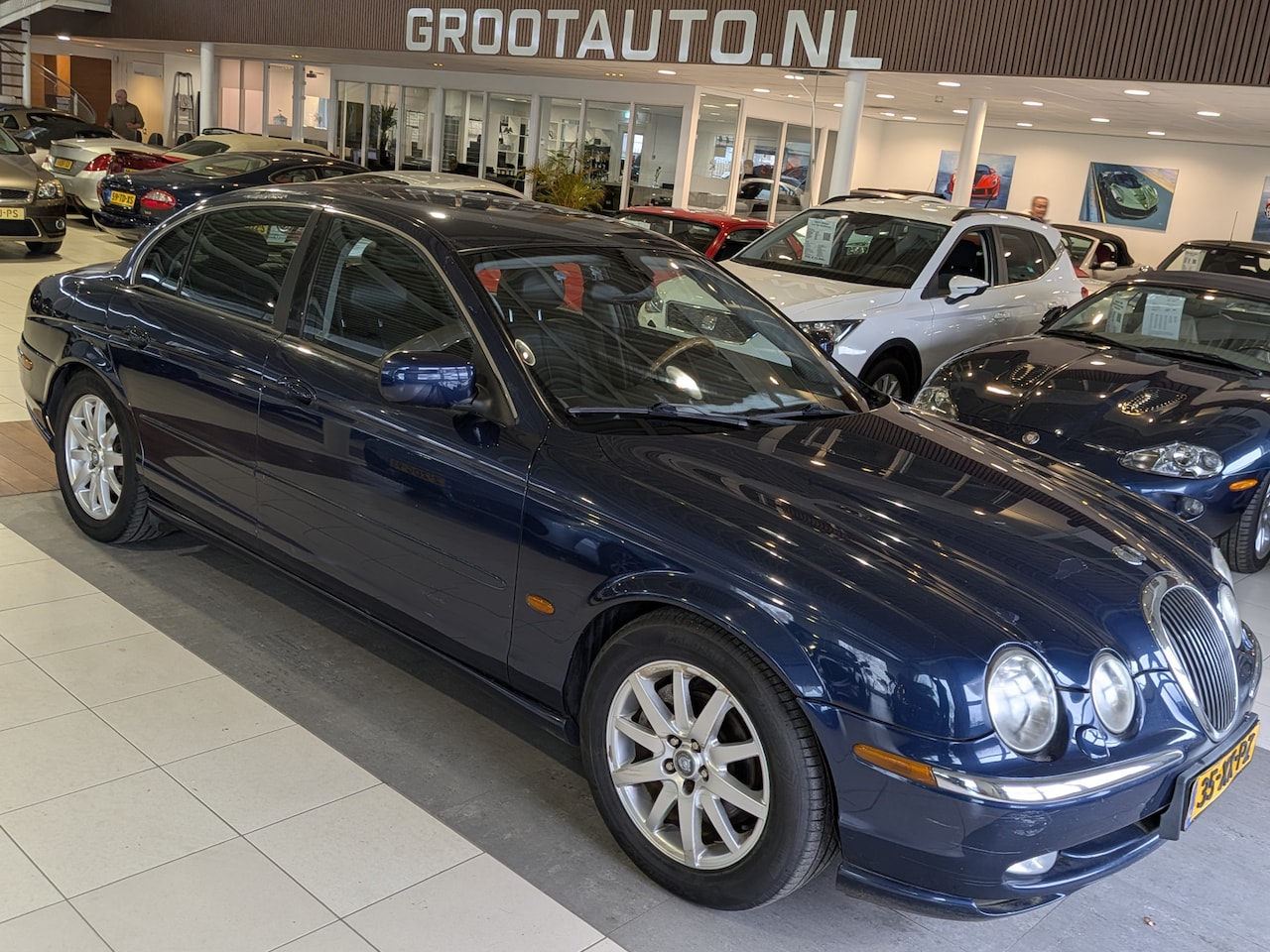 Jaguar S-type - 3.0 V6 Executive OPKNAPPER Airco, Cruise Control, Stuurbekrachtiging, Youngtimer - AutoWereld.nl