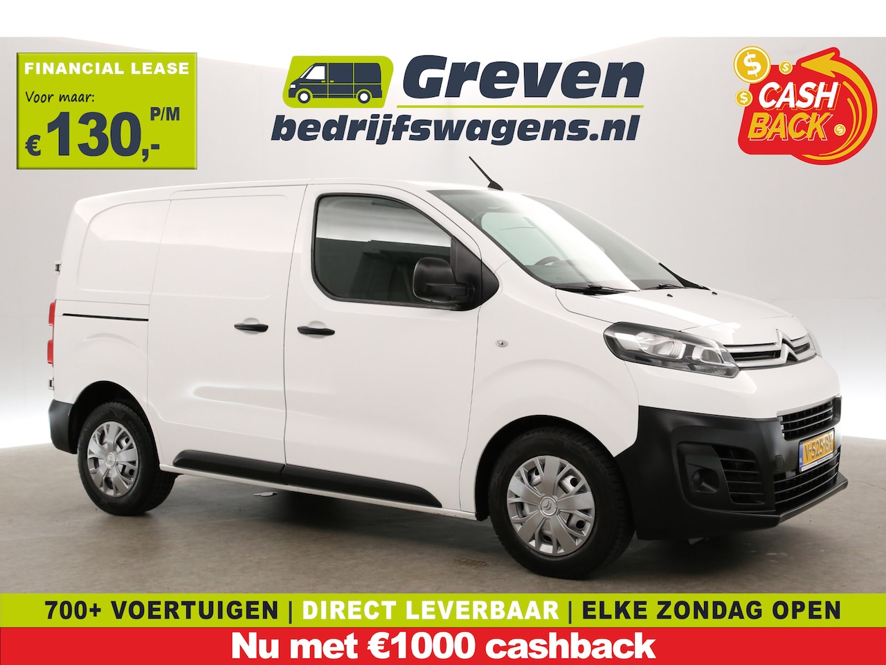 Citroën Jumpy - 1.6 BlueHDI L1H1 | Euro6 | Airco | Cruise | 3-Zits | Trekh. | Parkeersensoren - AutoWereld.nl