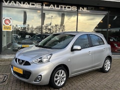 Nissan Micra - 1.2 DIG-S Tekna 5Drs Aut. Navi Airco Cruise LM-Velgen Zeer Nette Staat