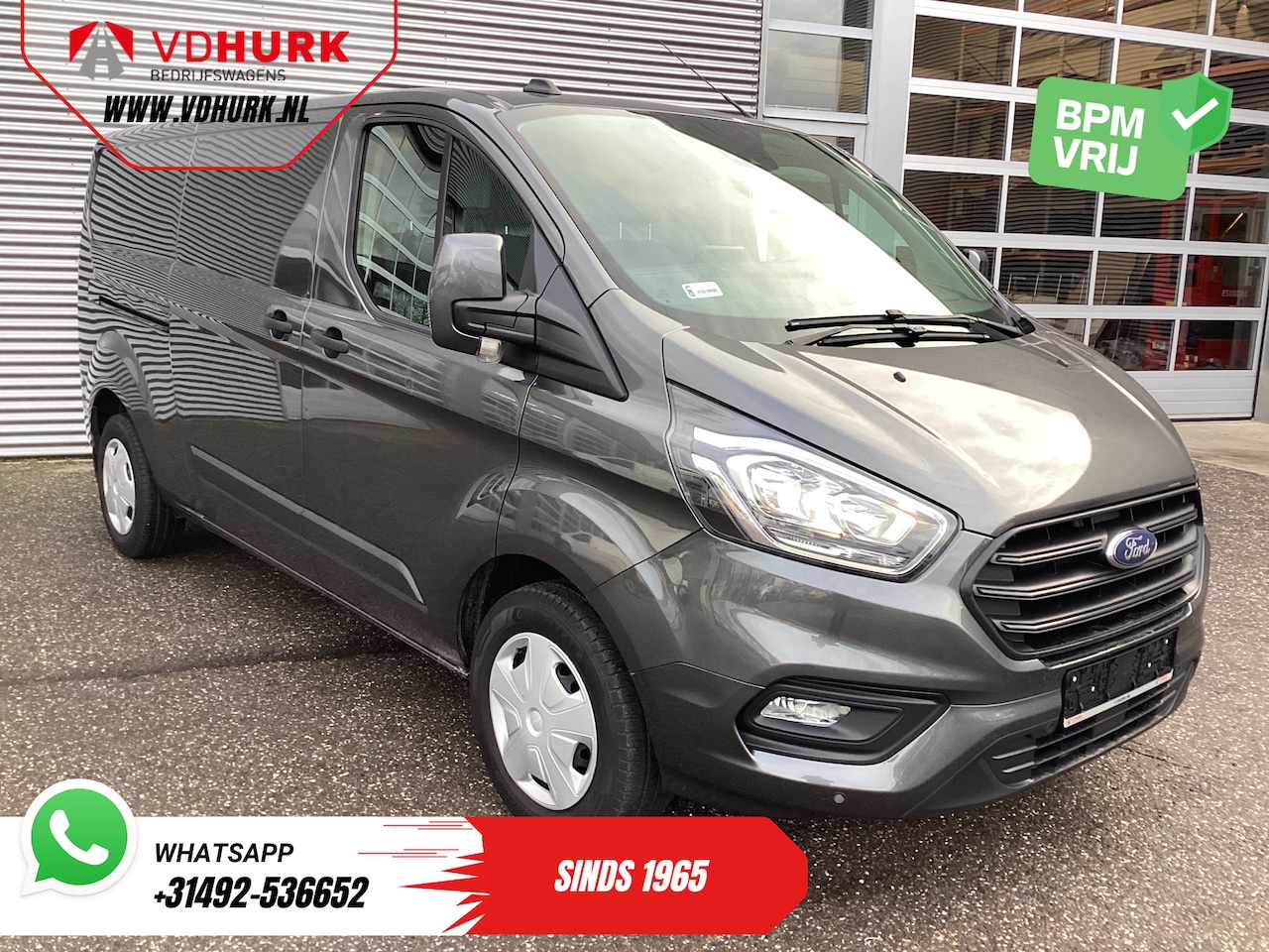 Ford Transit Custom - 320 2.0 TDCI 130 pk Aut. L2 Trend Weinig Km/ Carplay/ Cruise/ Airco/ Camera/ PDC V+A/ Trek - AutoWereld.nl